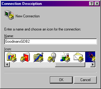 Enter a name for the connection...